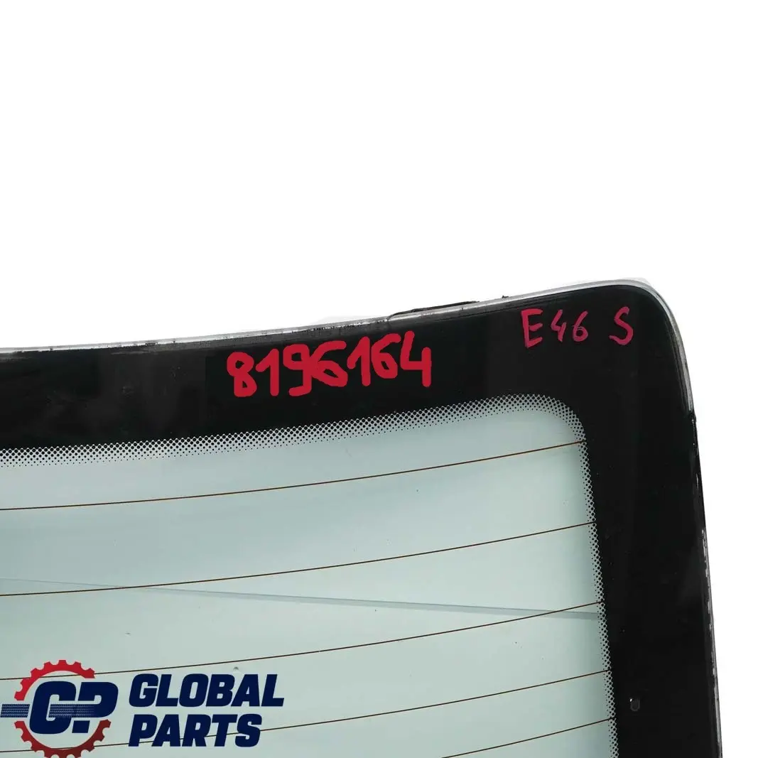 BMW E46 Sedan Szyba tylna tył AS2 - SKU 8196164 - Numer Części 8196164