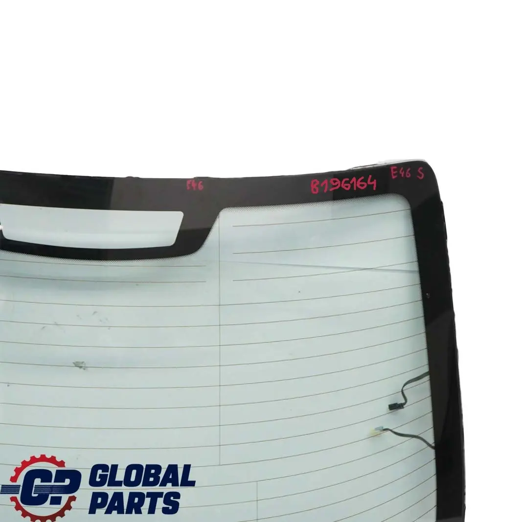 Boot Trunk Lid Window Glass AS2 to BMW 3 Series E46 Saloon Rear Tailgate with Part number 8196164 BMW 3 Series E46 Saloon Rear Tailgate Boot Trunk Lid Window Glass AS2 - SKU 8196164 - Part number 8196164