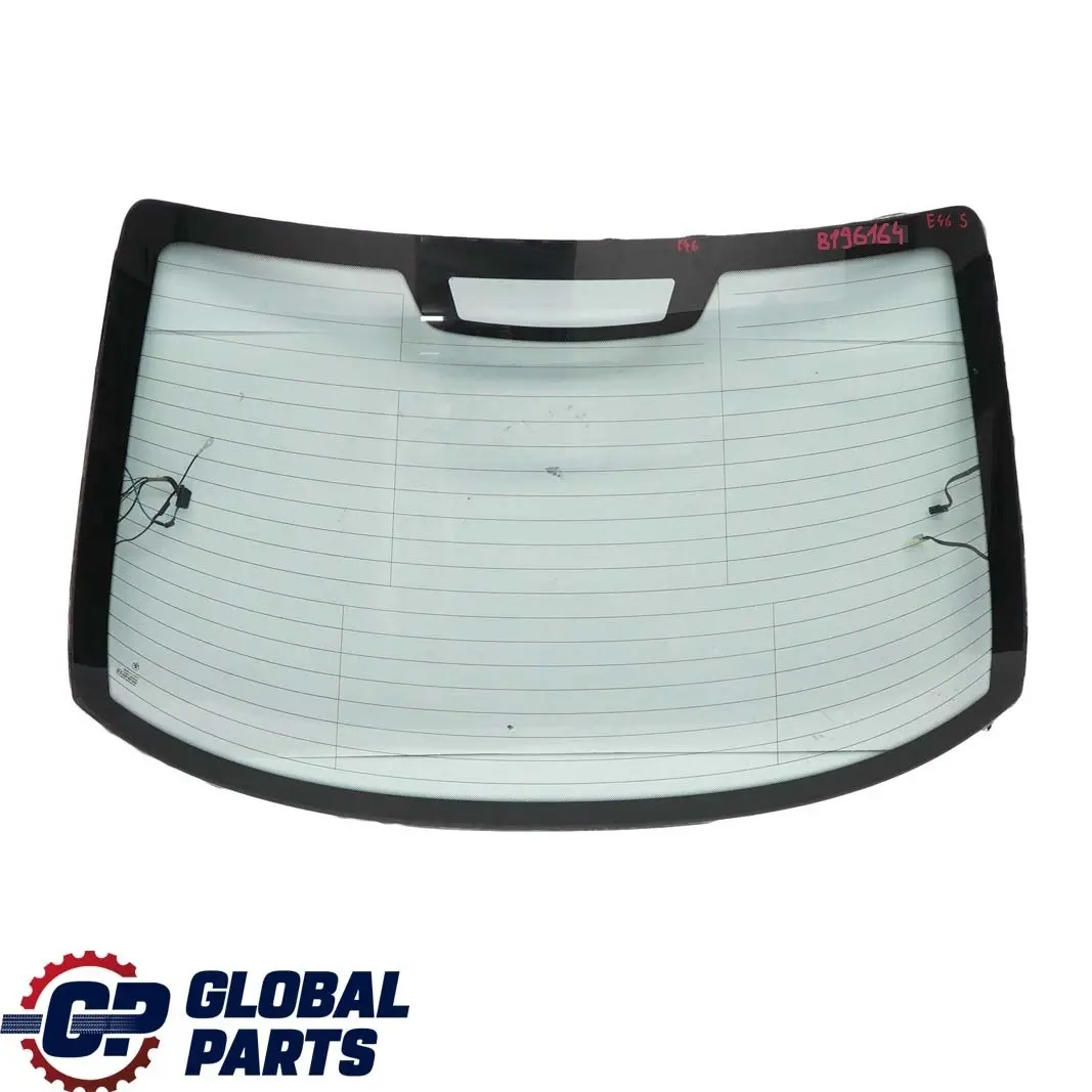 BMW 3 Series E46 Saloon Rear Tailgate Boot Trunk Lid Window Glass AS2 - SKU 8196164 - Part number 8196164