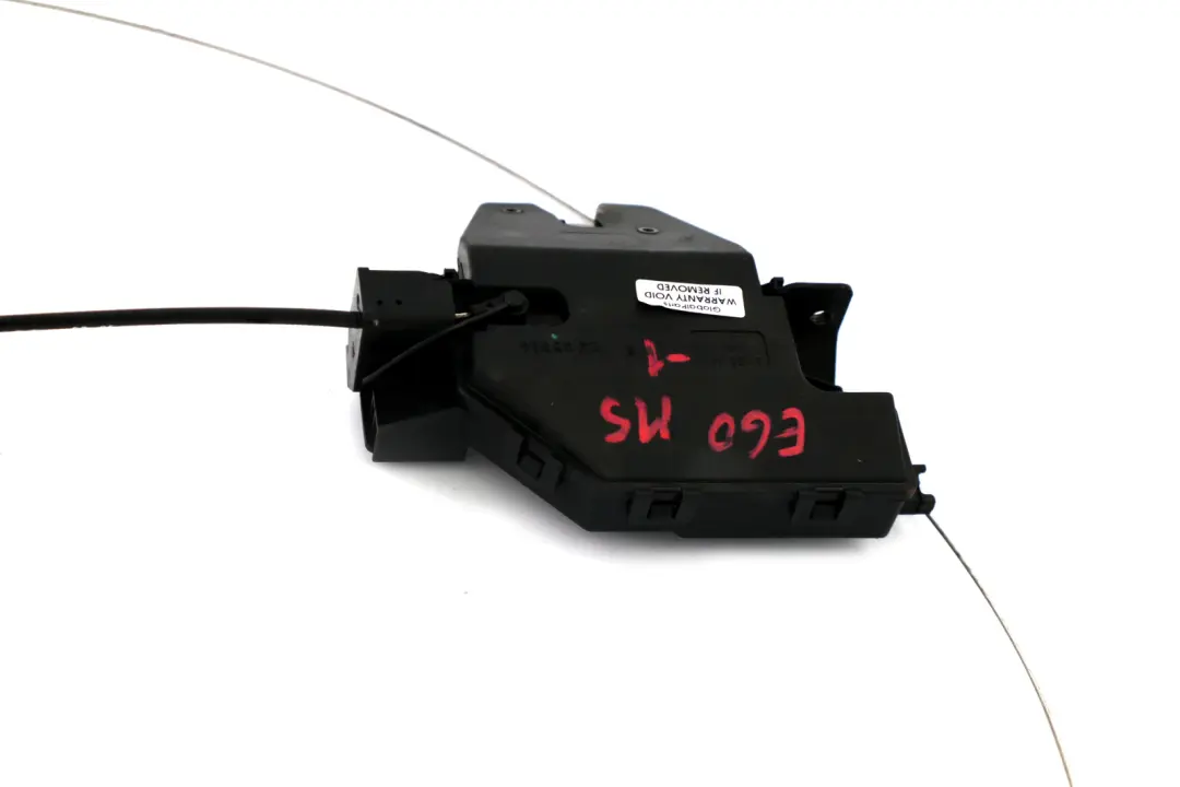 BMW 5 Series E60 M5 Trunk Lid Lock With Bowden Cable 8196401 7906541 - SKU 8196401-1 - Part number 51247840617 51247906541