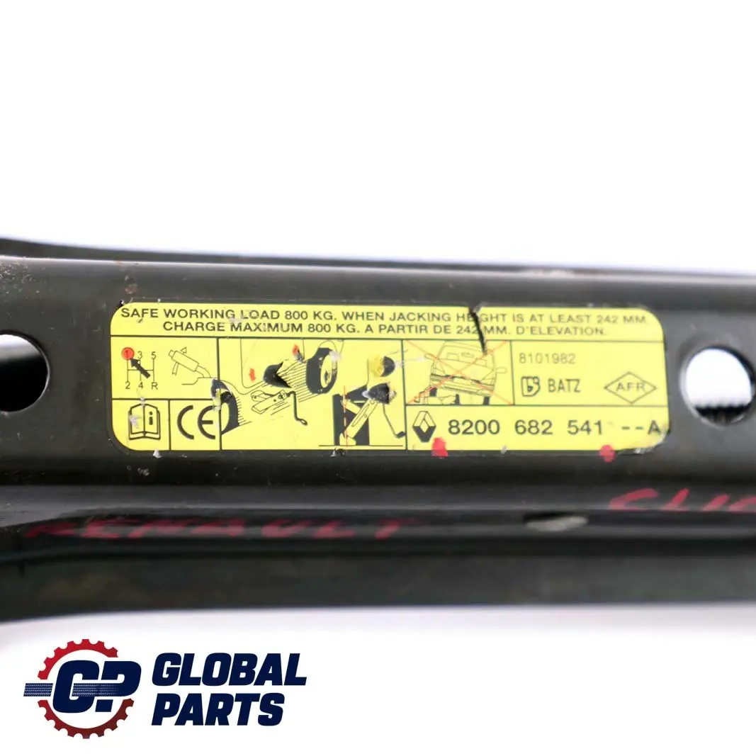 Lifting Jack Tool 8200 682 541 to Renault Clio 3 Car with Part number 8200682541 Renault Clio 3 Car Lifting Jack Tool 8200 682 541 - SKU 8200682541 - Part number 8200682541