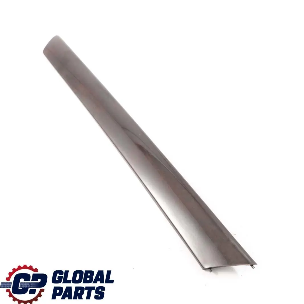 Liston De Madera Cubre Puerta Delantero Izquierdo Madera Myrte para BMW 3 E46 con número de pieza 8200725 BMW 3 E46 Liston De Madera Cubre Puerta Delantero Izquierdo Madera Myrte - SKU 8200725 - Número de pieza 8200725