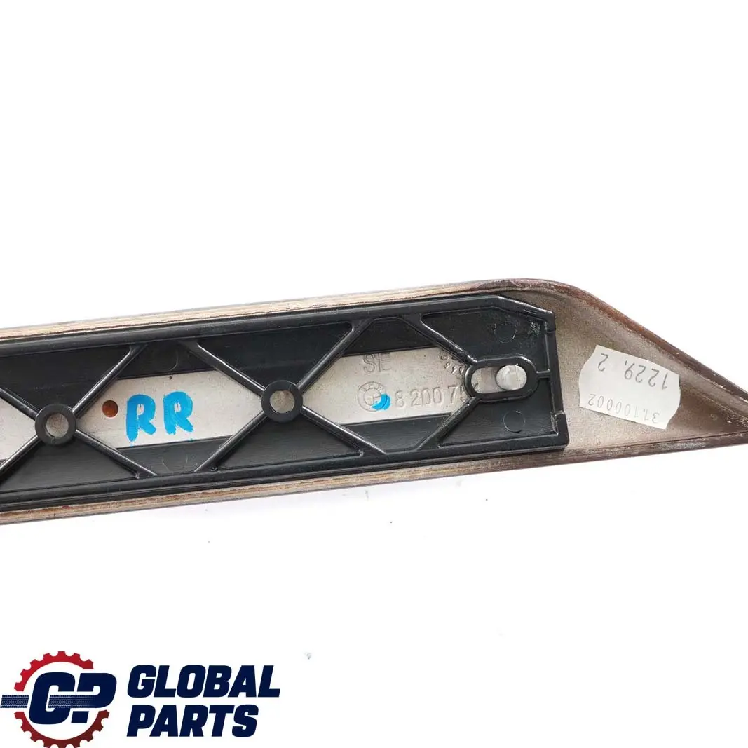 BMW E46 Baguette en Bois Cache Porte Arrière Droite Bois Myrte - SKU 8200754 - Numéro de pièce 8200754