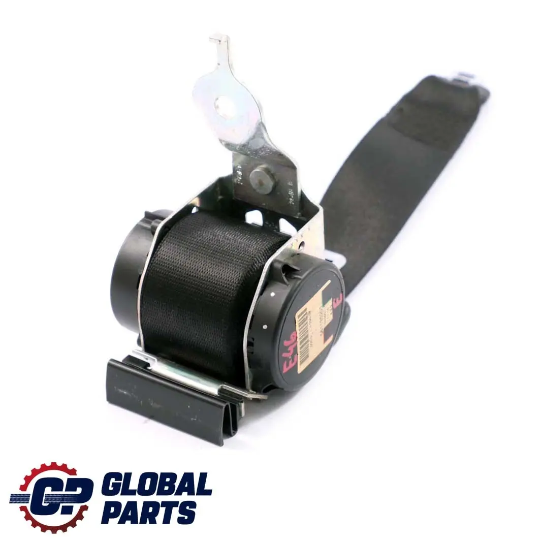 BMW 3 Series E46 Rear Middle Seat Centre Upper Belt Seatbelt Black - SKU 8201020 - Part number 8201020