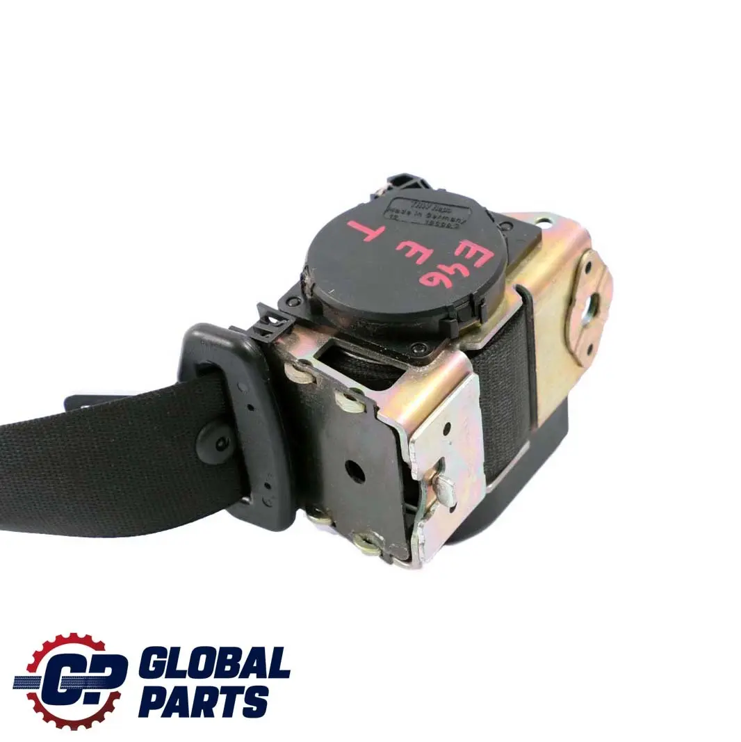 BMW 3 Series E46 Rear Seat Upper Belt Seatbelt Left Right N/O/S Black - SKU 8201031 - Part number 8201031