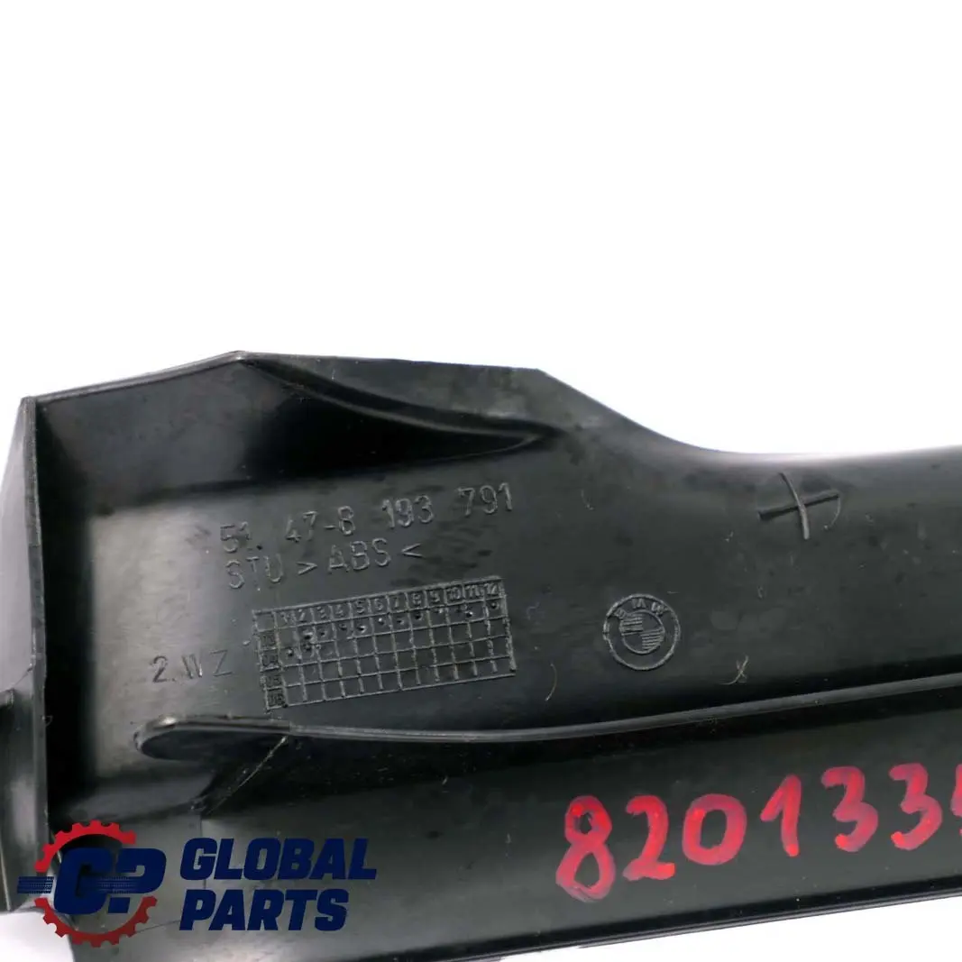 BMW 3 er E46 Limousine Abdeckleiste Einstieg Hinten Links Schwarz - SKU 8201335 - Teilenummer 8193791