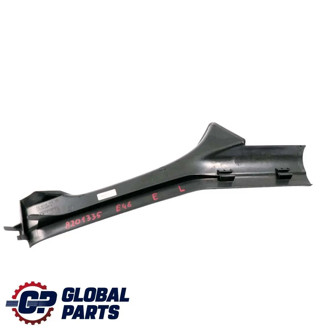 BMW 3 Series E46 Cover Strip Entrance Rear Left N/S Inner Trim Black - SKU 8201335 - Part number 8193791
