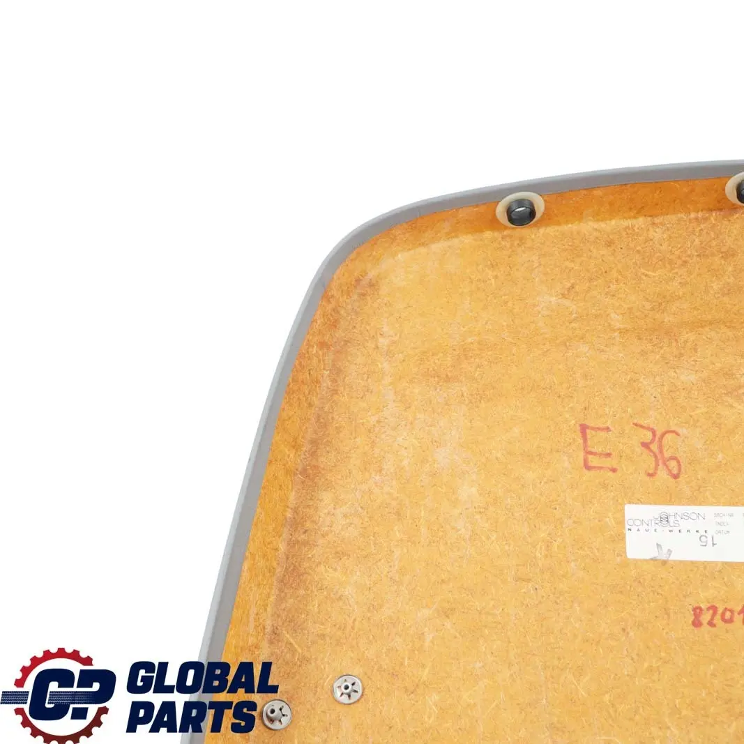 BMW 3 er E36 Vordersitz Rückwand Abdeckung Mit Tasche Grau 8201677 - SKU 8201675 - Teilenummer 8201675