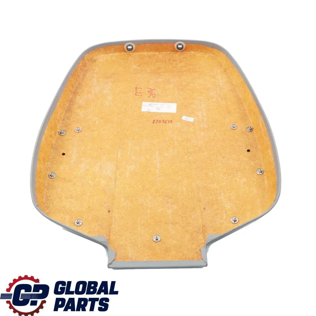 BMW 3 Series E36 Front Seat Rear Panel Cover Trim With Net Bag Grey 8201677 - SKU 8201675 - Part number 8201675