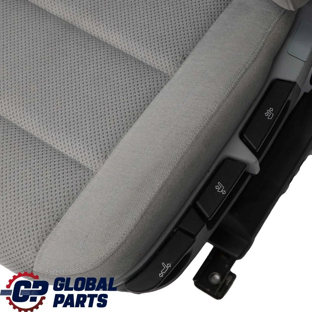 BMW 3 er E36 Limousine Touring Kombi Vorne Links Sitz Stoff Flock Pique Grau - SKU 8201687 - Teilenummer 8201687