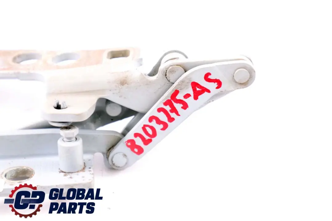 Left N/S Engine Hood Hinge Bonnet Arktis Silber Arctic Silver to BMW 5 Series E39 with Part number 8203275 BMW 5 Series E39 Left N/S Engine Hood Hinge Bonnet Arktis Silber Arctic Silver - SKU 8203275-AS - Part number 8203275