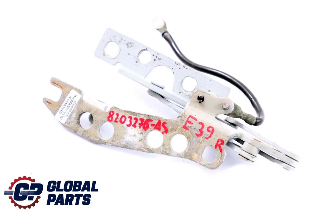 Right O/S Engine Hood Hinge Bonnet Arktis Silber Arctic Silver to BMW 5 Series E39 with Part number 8203276 BMW 5 Series E39 Right O/S Engine Hood Hinge Bonnet Arktis Silber Arctic Silver - SKU 8203276-AS - Part number 8203276