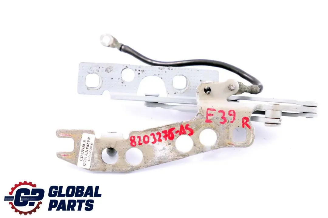 Right O/S Engine Hood Hinge Bonnet Arktis Silber Arctic Silver to BMW 5 Series E39 with Part number 8203276 BMW 5 Series E39 Right O/S Engine Hood Hinge Bonnet Arktis Silber Arctic Silver - SKU 8203276-AS - Part number 8203276