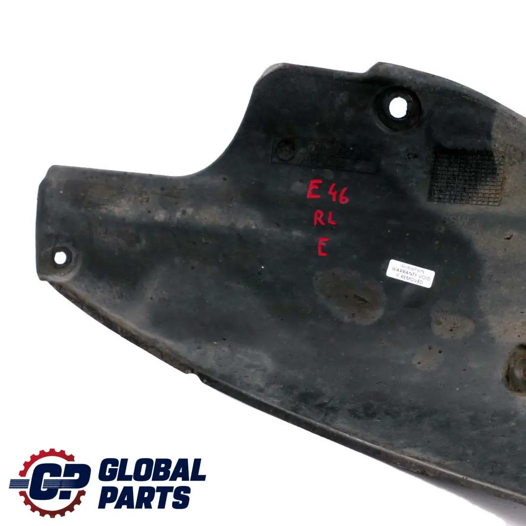 Left N/S Cover Wheel Arch Rear Section to BMW 3 Series E46 Rear with Part number 8203769 BMW 3 Series E46 Rear Left N/S Cover Wheel Arch Rear Section - SKU 8203769 - Part number 8203769