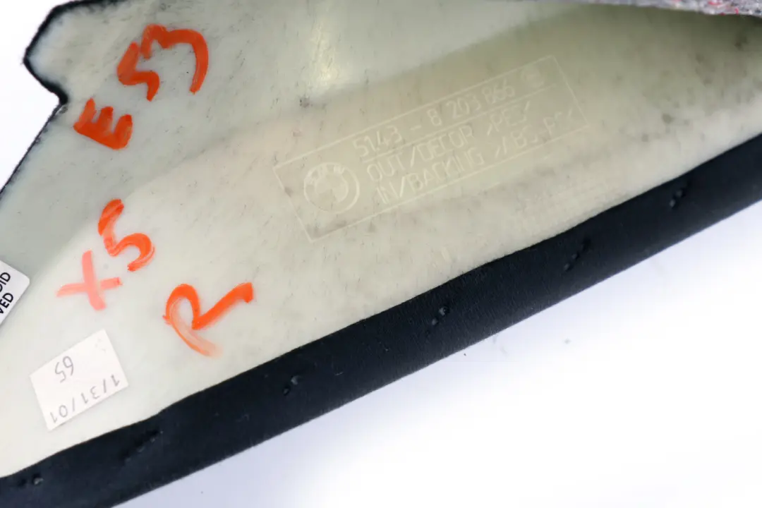  *BMW X5 r E53 Säulenverkleidung Blende Windlauf ITS unten rechtsSCHWARZ 820386 - SKU 8203866 - Teilenummer 8203866