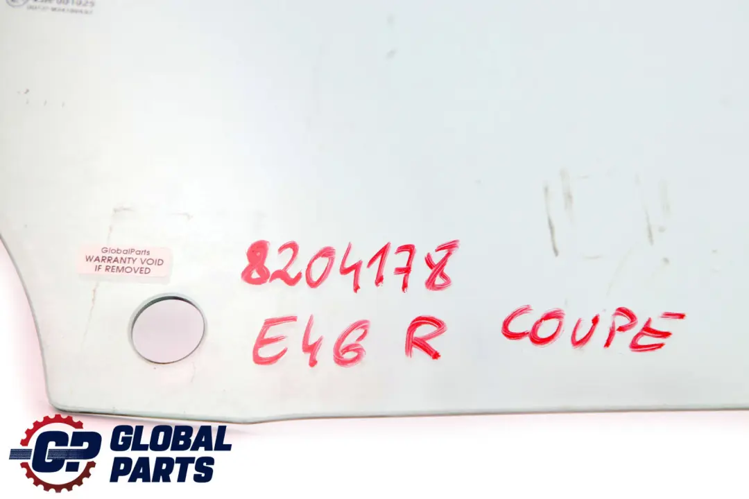 Seitenscheibe Grün Tür Vorne Rechts Grun AS2 für BMW 3 er E46 Coupe mit Teilenummer 8204178 BMW 3 er E46 Coupe Seitenscheibe Grün Tür Vorne Rechts Grun AS2 - SKU 8204178 - Teilenummer 8204178