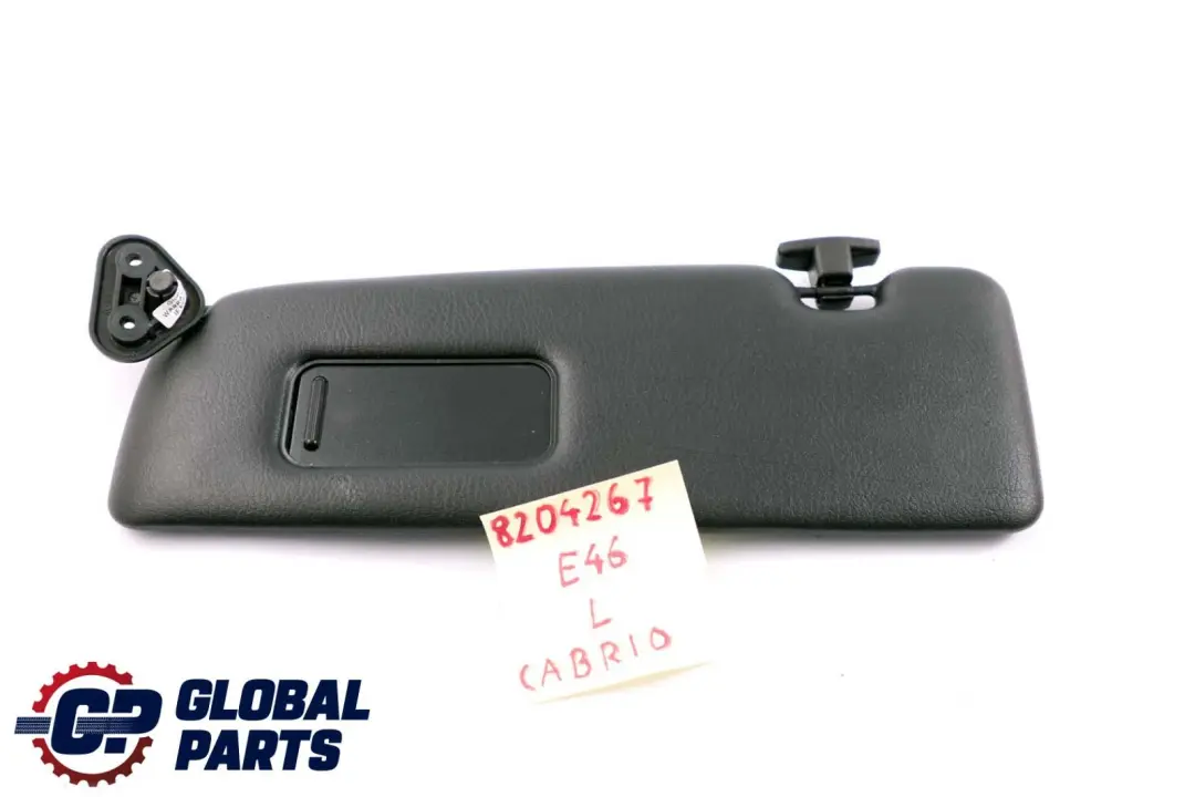Sun Visor Mirror Left N/S Schwarz Black to BMW 3 Series E46 Convertible with Part number 8204267 BMW 3 Series E46 Convertible Sun Visor Mirror Left N/S Schwarz Black - SKU 8204267 - Part number 8204267