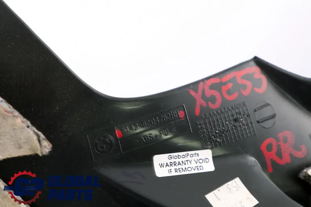 Verkleidung Säule Hinten Rechts Schwarz für BMW X5 er E53 mit Teilenummer 8204762 BMW X5 er E53 Verkleidung Säule Hinten Rechts Schwarz - SKU 8204762 - Teilenummer 8204762