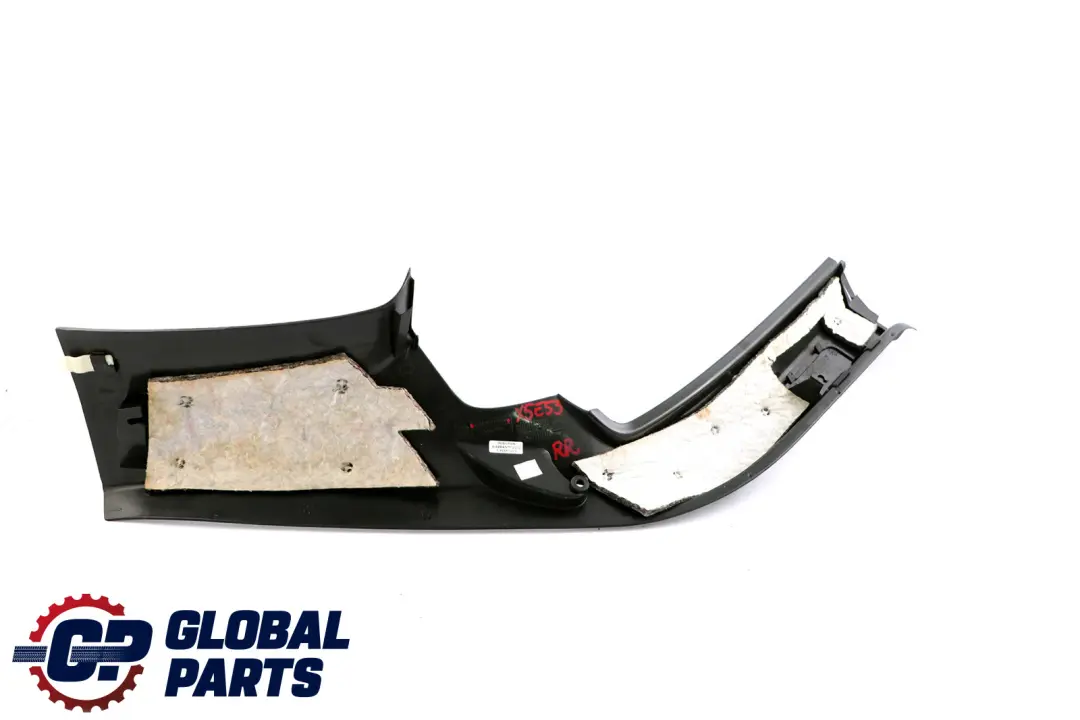 BMW X5 Series E53 Trim Panel Cover Pillar Column Rear Right Black - SKU 8204762 - Part number 8204762