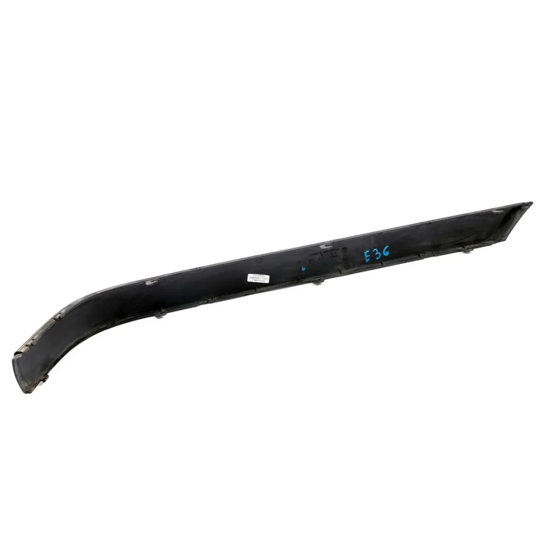 Protective Rubber Strip Rear Left N/S Bumper Trim to BMW 3 Series E36 with Part number 8206371 BMW 3 Series E36 Protective Rubber Strip Rear Left N/S Bumper Trim - SKU 8206371 - Part number 8206371
