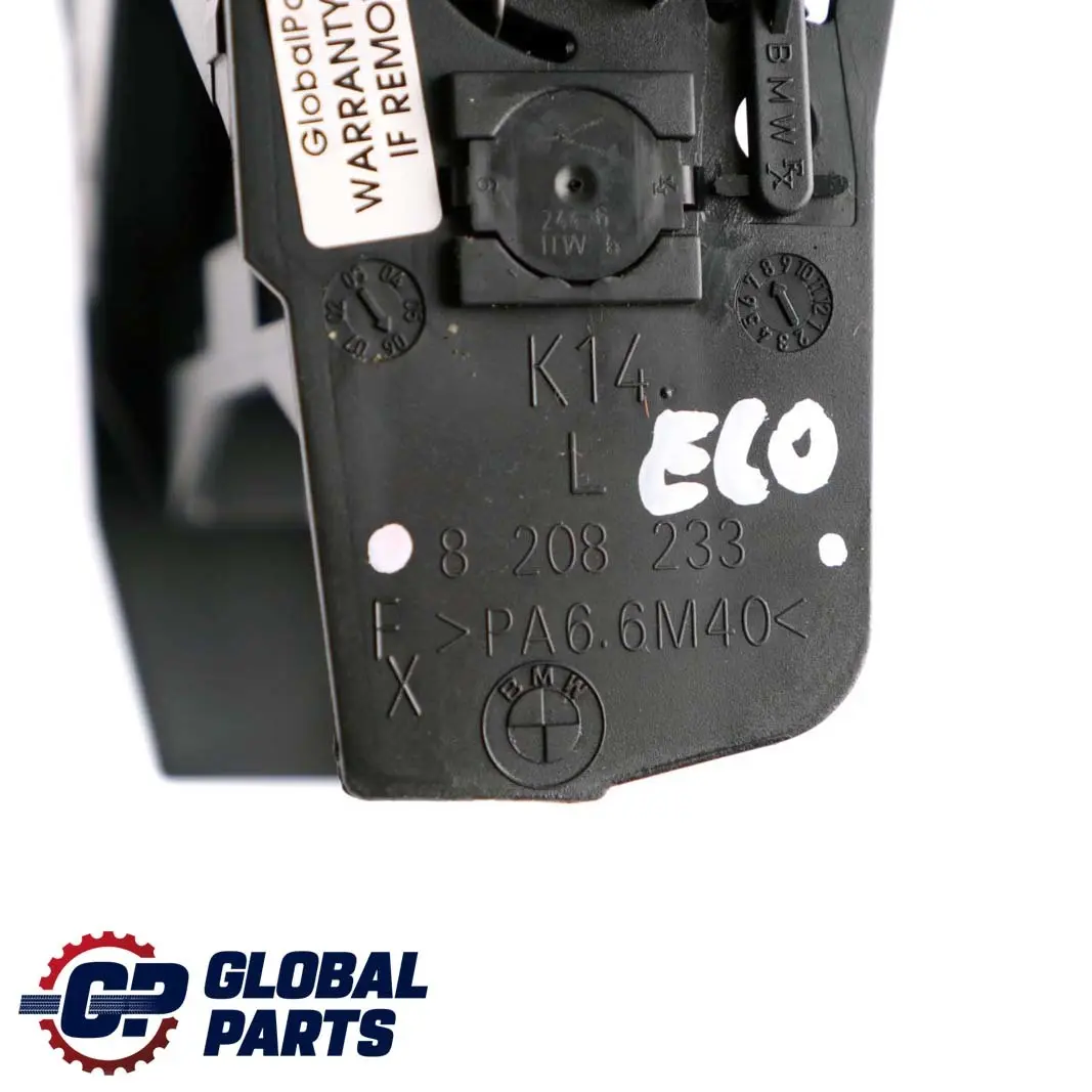 BMW E60 E61 Hinten links Seite Tür Aschenbecherabdeckung Schwarz - SKU 8208233 - Teilenummer 8208233