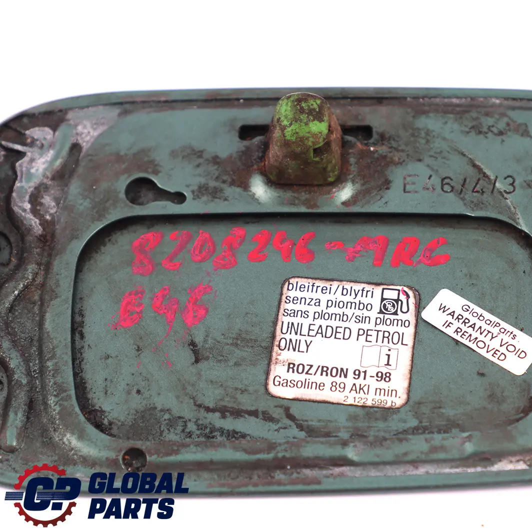 BMW E46 Klapa wlewu paliwa Meergruen Sea Green - SKU 8208246-MRG - Numer Części 8208246