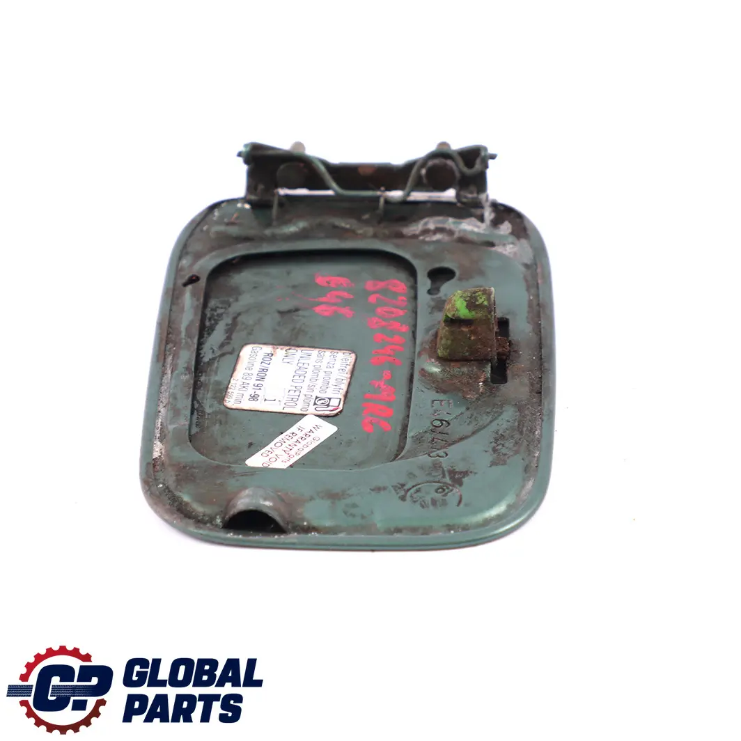 BMW E46 Saloon Touring Fill In Flap Fuel Filler Cover Meergruen Sea Green - SKU 8208246-MRG - Número de pieza 8208246