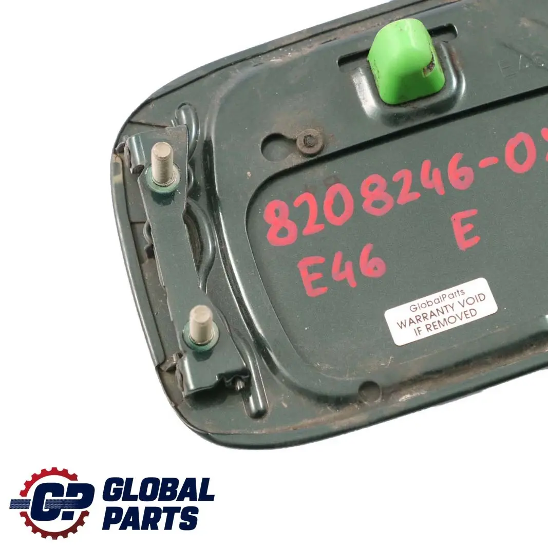 Fill In Flap Fuel Filler Cover Cap Oxfordgruen Green to BMW 3 E46 Saloon Touring with Part number 8208246 BMW 3 E46 Saloon Touring Fill In Flap Fuel Filler Cover Cap Oxfordgruen Green - SKU 8208246-OXF - Part number 8208246