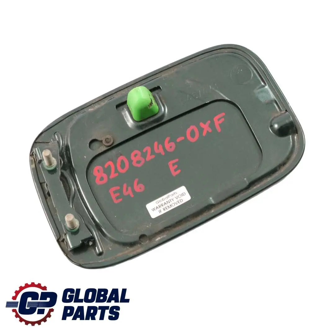 Fill In Flap Fuel Filler Cover Cap Oxfordgruen Green to BMW 3 E46 Saloon Touring with Part number 8208246 BMW 3 E46 Saloon Touring Fill In Flap Fuel Filler Cover Cap Oxfordgruen Green - SKU 8208246-OXF - Part number 8208246