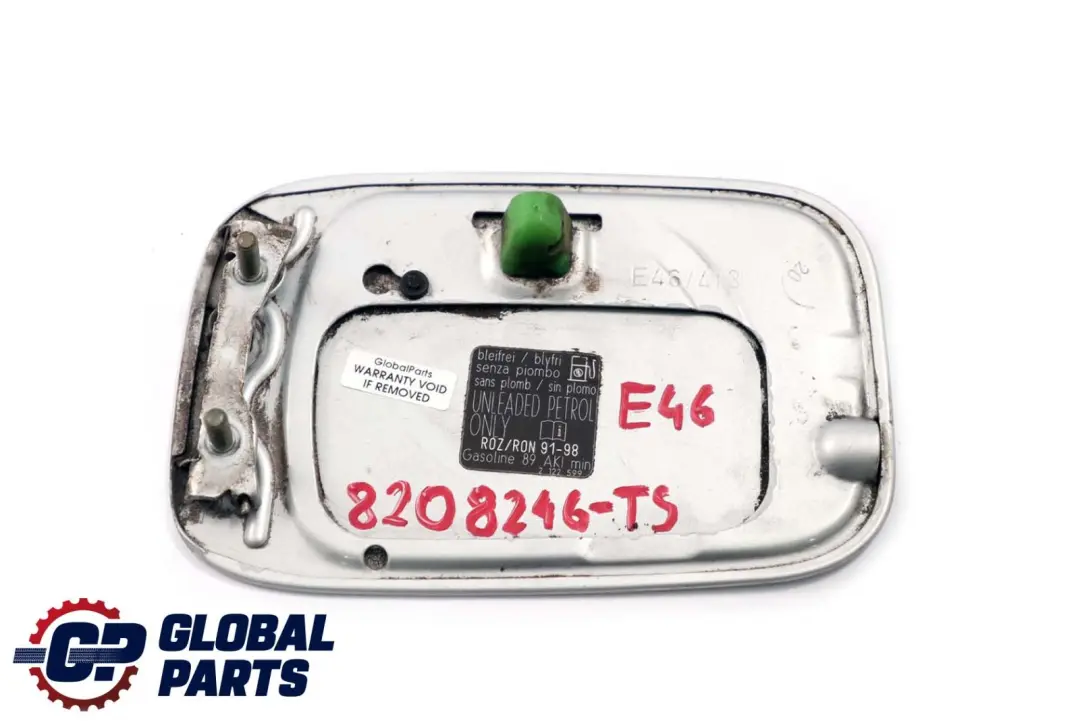 BMW 3 Series E46 Saloon Touring Fill In Flap Fuel Filler Cover Cap Titansilber - SKU 8208246-TS - Part number 8208246