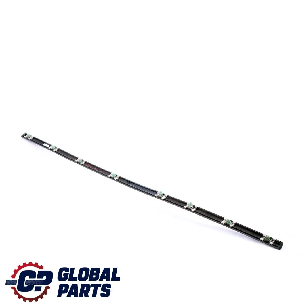Front Left Door N/S Moulding Trim Strip Black to BMW E46 with Part number 8208449 BMW E46 Front Left Door N/S Moulding Trim Strip Black - SKU 8208449 - Part number 8208449