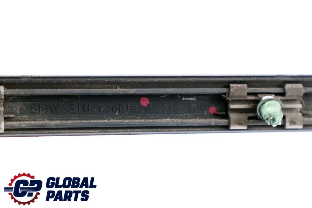 BMW E46 Front Right Door O/S Moulding Trim Strip Black - SKU 8208450 - Part number 8208450