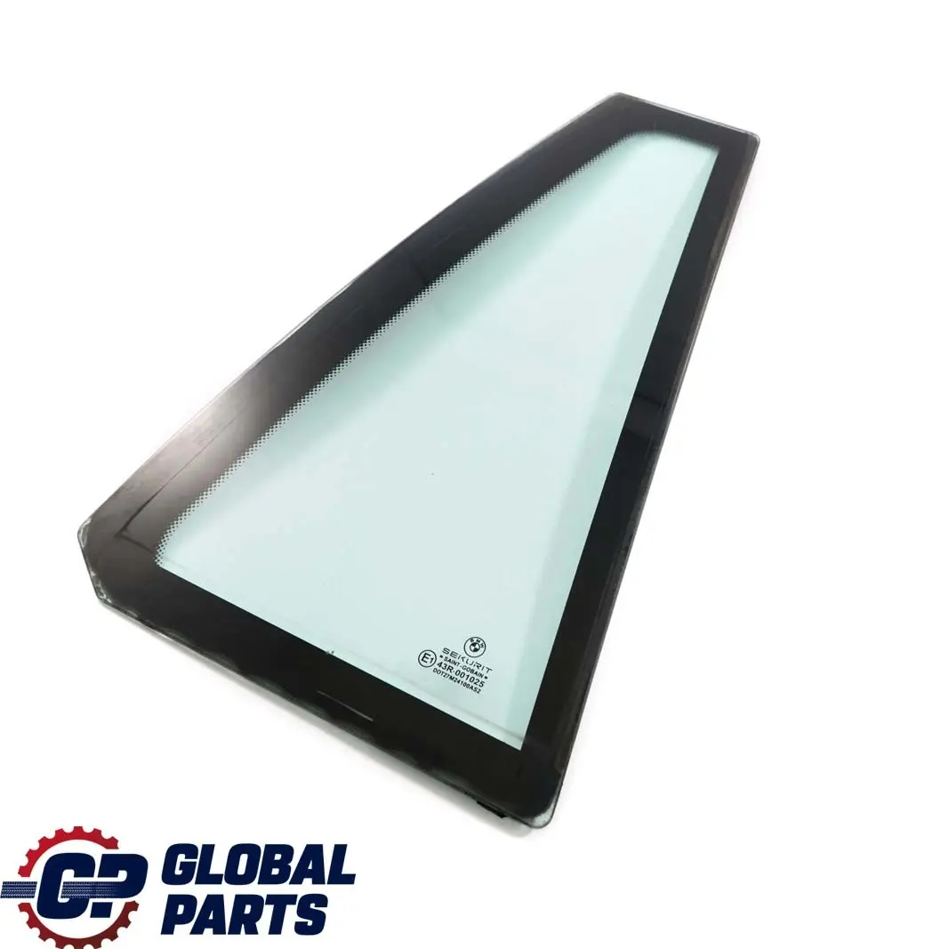 Ventana Lateral Fija Touring Verde Puerta Trasera Derecha AS2 para BMW E46 con número de pieza 8209006 BMW E46 Ventana Lateral Fija Touring Verde Puerta Trasera Derecha AS2 - SKU 8209006-1 - Número de pieza 8209006