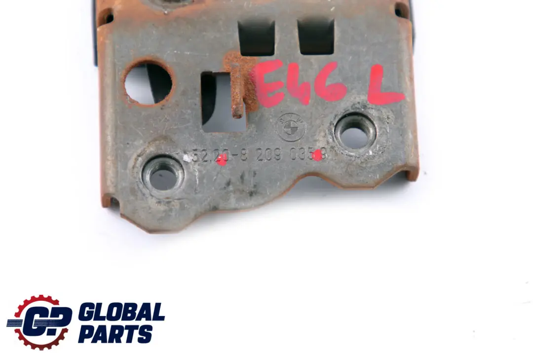 BMW E46 Coupé Berline Loquet Verrouillage Cadre De Siège Arrière Gauche - SKU 8209035 - Numéro de pièce 8209035