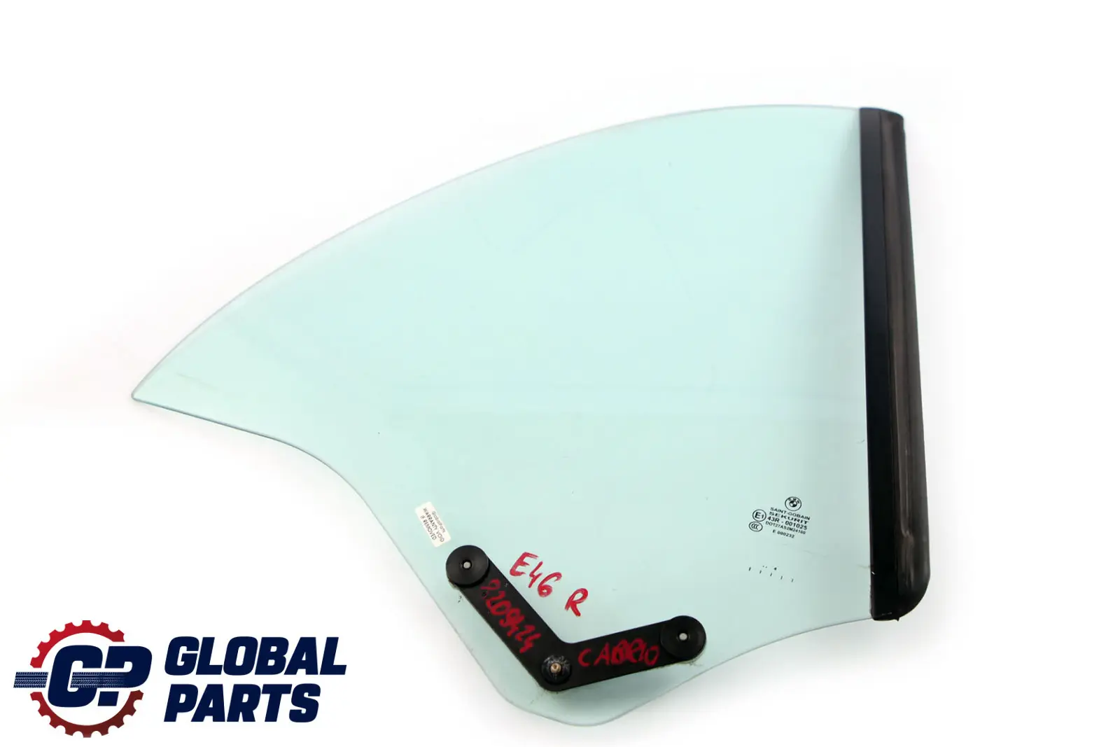 BMW 3 Series E46 Cabrio Side Window Green Door Rear Right O/S 8209424