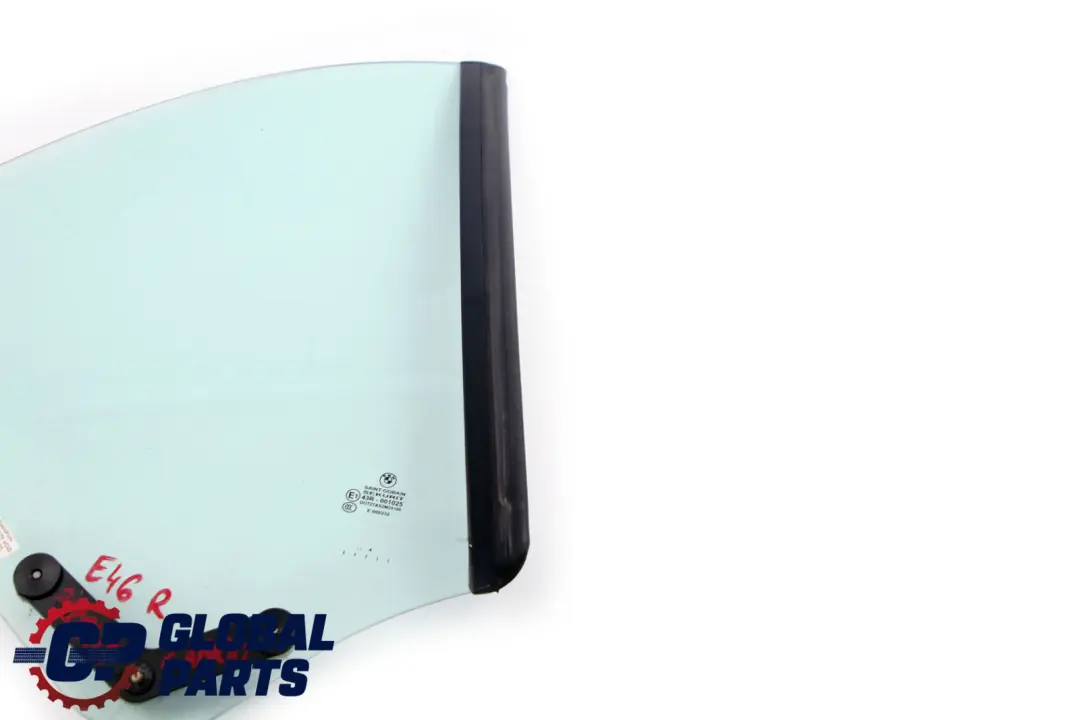 Side Window Green Door Rear Right O/S to BMW 3 Series E46 Cabrio with Part number 8209424 BMW 3 Series E46 Cabrio Side Window Green Door Rear Right O/S - SKU 8209424 - Part number 8209424
