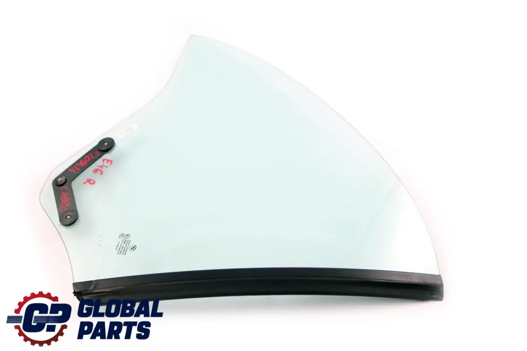 Side Window Green Door Rear Right O/S to BMW 3 Series E46 Cabrio with Part number 8209424 BMW 3 Series E46 Cabrio Side Window Green Door Rear Right O/S - SKU 8209424 - Part number 8209424