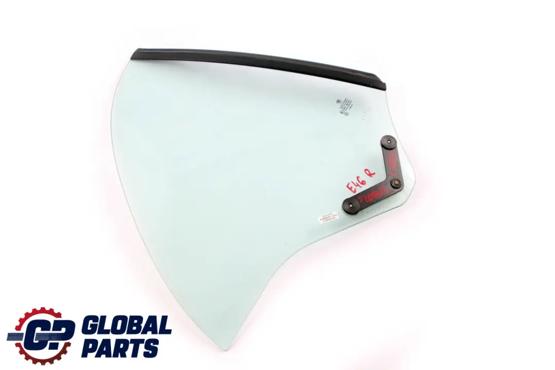 Side Window Green Door Rear Right O/S to BMW 3 Series E46 Cabrio with Part number 8209424 BMW 3 Series E46 Cabrio Side Window Green Door Rear Right O/S - SKU 8209424 - Part number 8209424