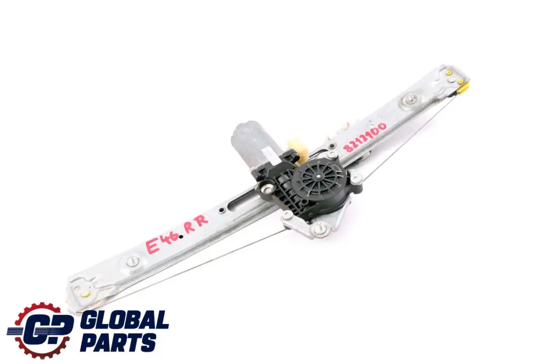 Elevalunas Electrico Trasero Derecho Puerta para BMW E46 con número de pieza 8212100 BMW E46 Elevalunas Electrico Trasero Derecho Puerta - SKU 8212100 - Número de pieza 8212100
