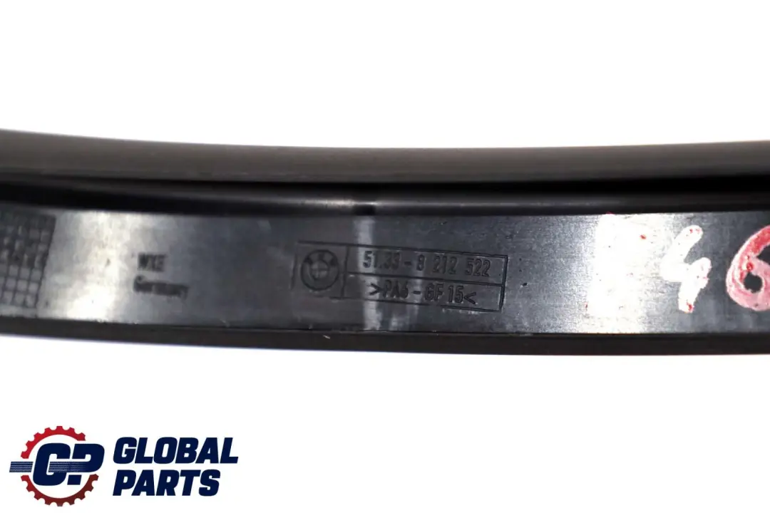 BMW 3 Series E46 Front Right O/S Door Window Frame Trim Cover - SKU 8212522 - Part number 8212522