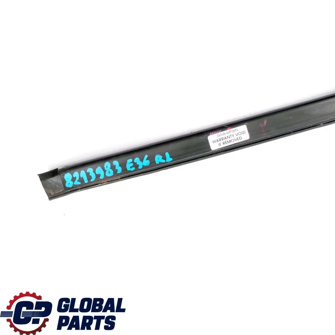 BMW 3 Series E36 Saloon Door Window Guide Rear Left N/S Rubber Seal - SKU 8213983 - Part number 8213983
