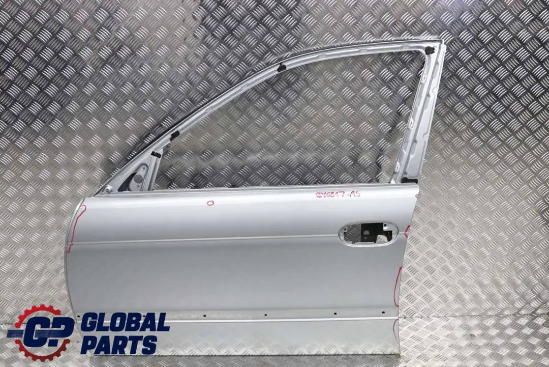 Door Front Left N/S Arktis Silver Metallic - 309 to BMW 5 E39 Saloon Touring with Part number 8216817 BMW 5 E39 Saloon Touring Door Front Left N/S Arktis Silver Metallic - 309 - SKU 8216817-AS - Part number 8216817