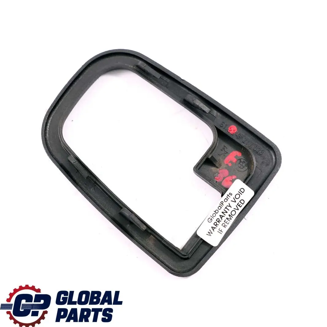 Interior Front Left N/S Door Handle Cover Trim Frame to BMW 3 Series E36 with Part number 8219023 BMW 3 Series E36 Interior Front Left N/S Door Handle Cover Trim Frame - SKU 8219023 - Part number 8219023