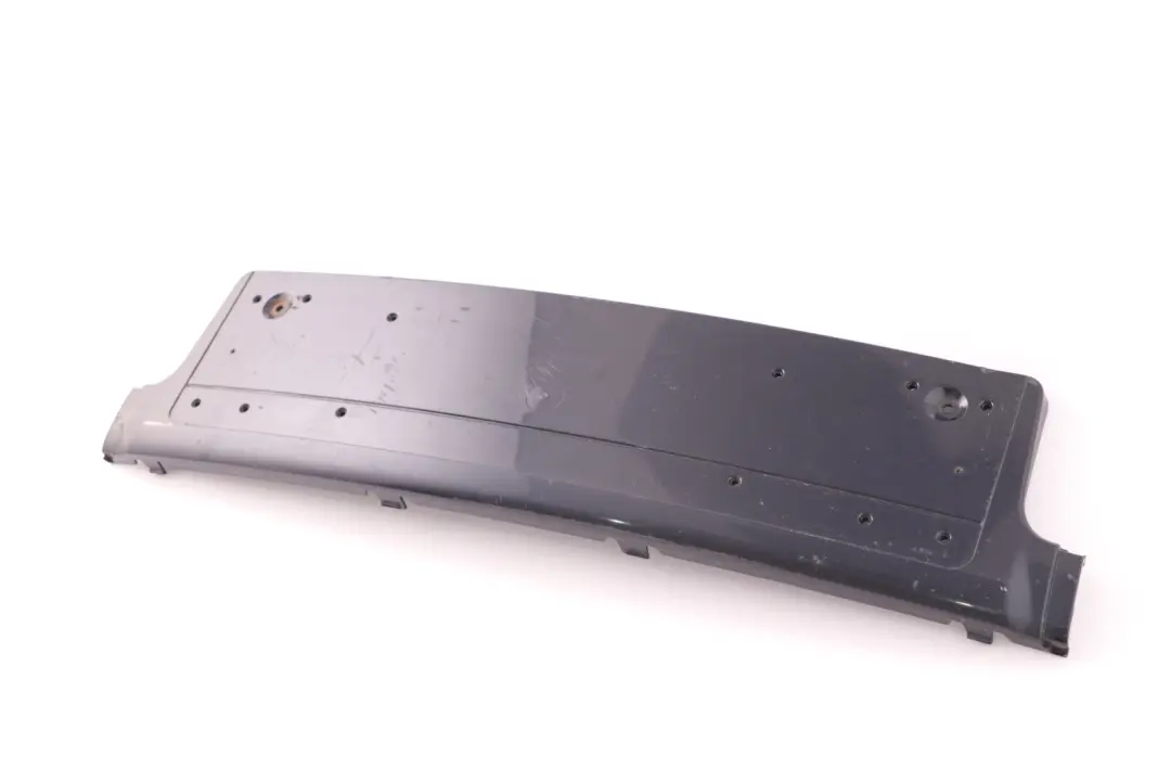 Front Bumper Licence Plate Base Orientblau Blue 8223229 to BMW 7 Series E65 E66 with Part number 7043454 BMW 7 Series E65 E66 Front Bumper Licence Plate Base Orientblau Blue 8223229 - SKU 8223229-OB - Part number 7043454