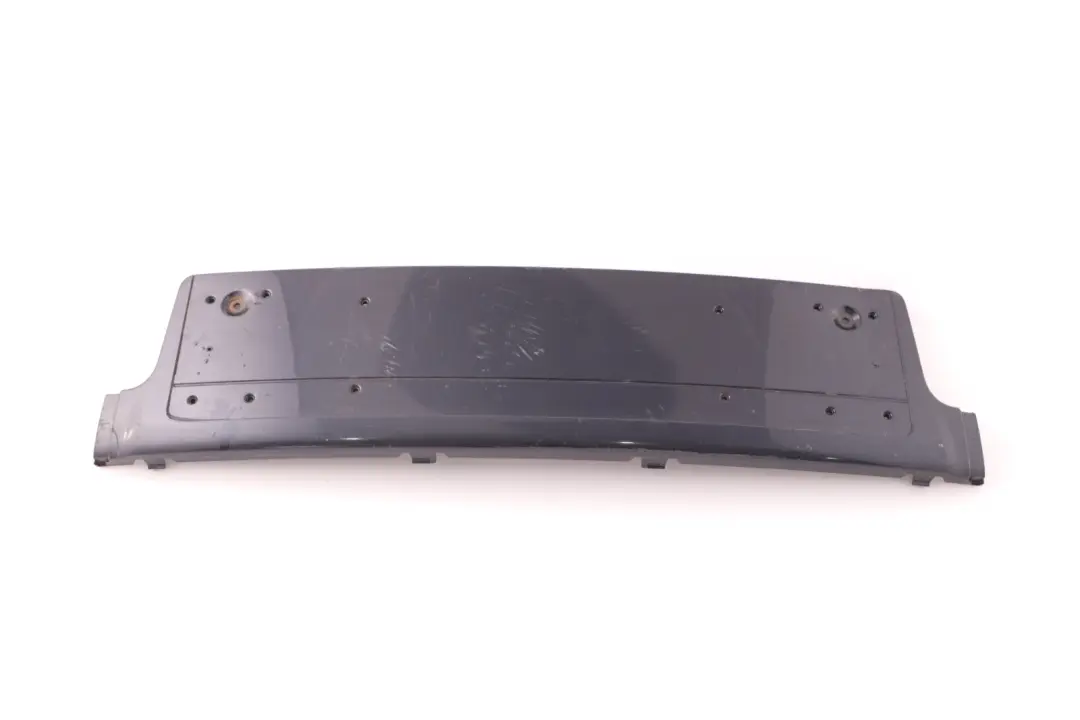 BMW 7 Series E65 E66 Front Bumper Licence Plate Base Orientblau Blue 8223229 - SKU 8223229-OB - Part number 7043454