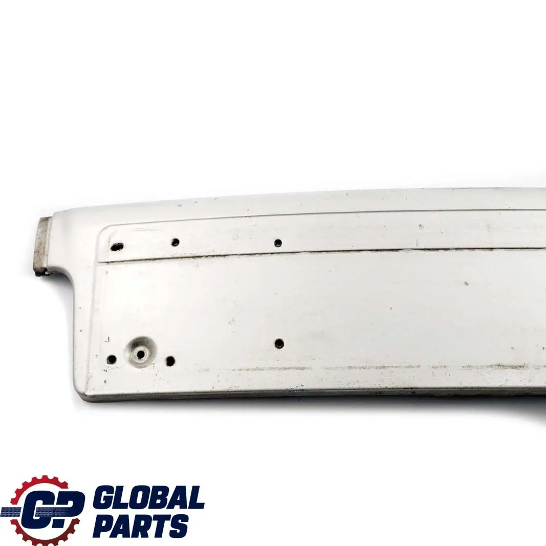 BMW E65 E66 Front Bumper Licence Plate Base Holder Titan Silver - 354 8223229 - SKU 8223229-TS - Part number 7043454
