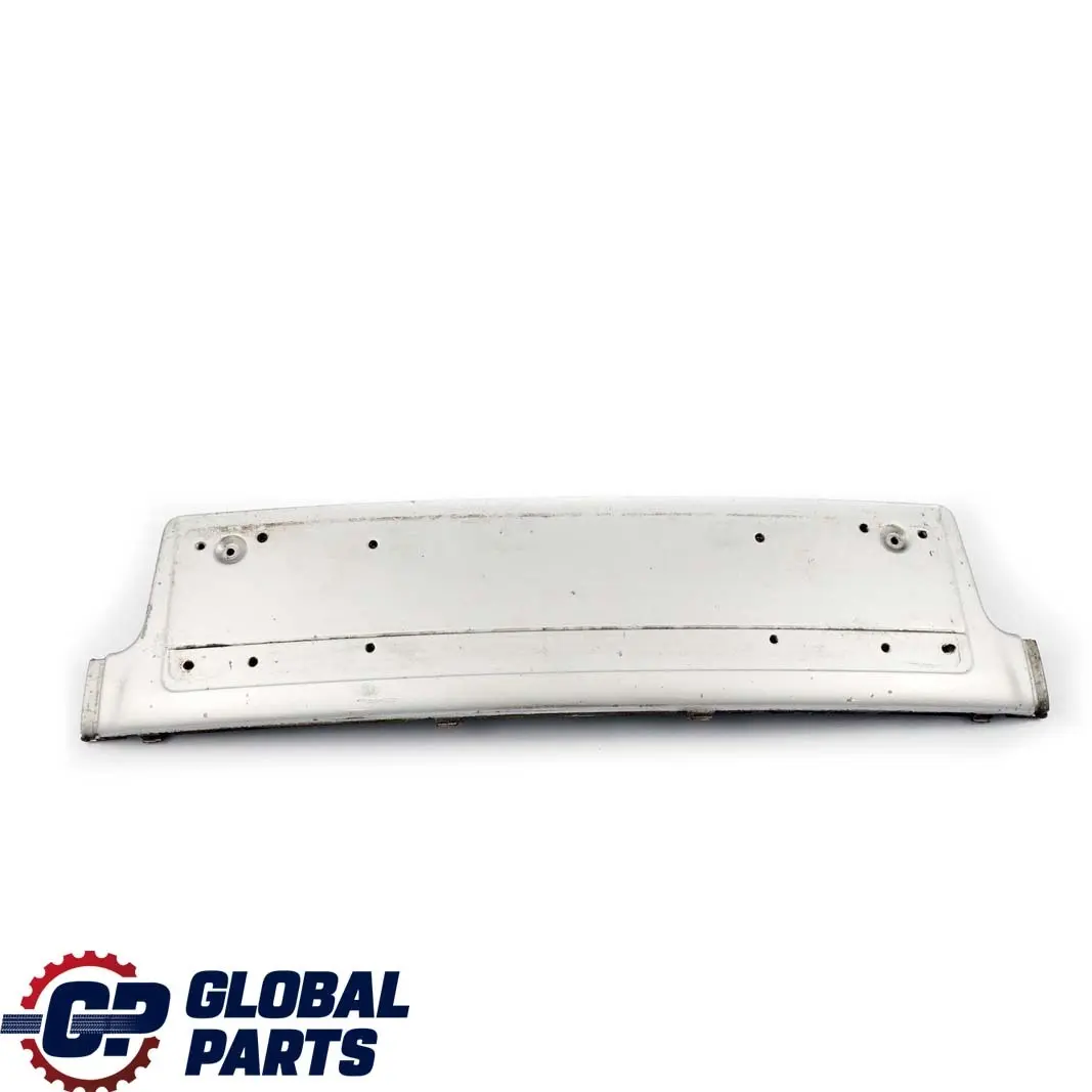 BMW E65 E66 Front Bumper Licence Plate Base Holder Titan Silver - 354 8223229 - SKU 8223229-TS - Part number 7043454