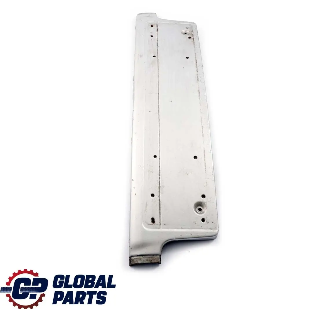 BMW E65 E66 Front Bumper Licence Plate Base Holder Titan Silver - 354 8223229 - SKU 8223229-TS - Part number 7043454