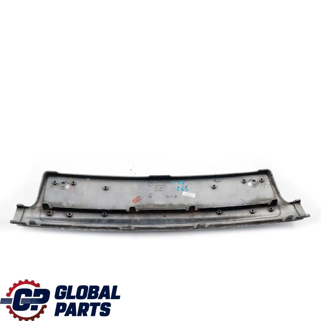 BMW E65 E66 Front Bumper Licence Plate Base Holder Titan Silver - 354 8223229 - SKU 8223229-TS - Part number 7043454