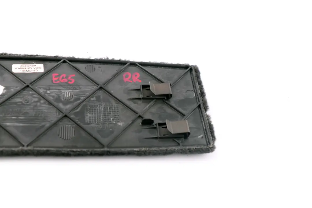 BMW 7 Series E65 E66 E67 Verkleidung Mittelkonsole Hinten Rechts Schwarz 822331 - SKU 8223314 - Teilenummer 8223314
